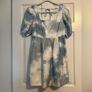 Black Label Cloudy Sky Mini Dress | Size Large